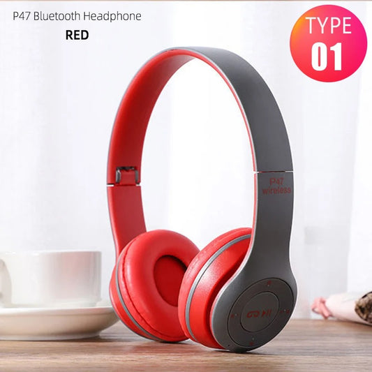 P47 Bluetooth 5.0 Wireless Headphone Foldable