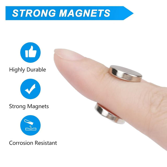 50pcs Super Powerful Magnets Strong Disc Magnets for Fridge,Scientific,DIY, Building, Craft 5x2 8x2 8x3 10x2 10x3
